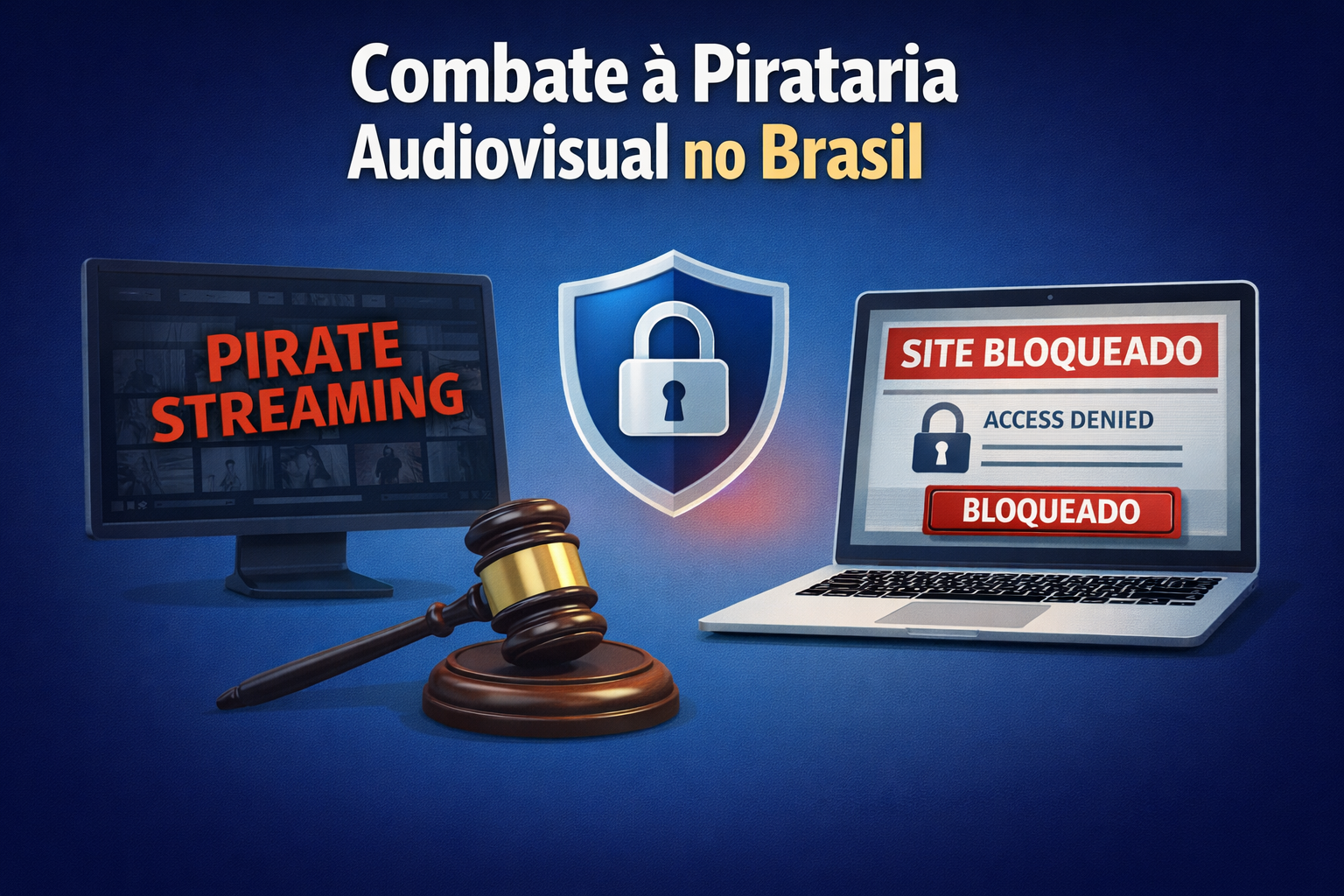 combate à pirataria audiovisual no Brasil